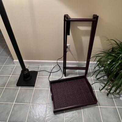 Floor Lamp & Tray Stand End Table (PBC-RG)