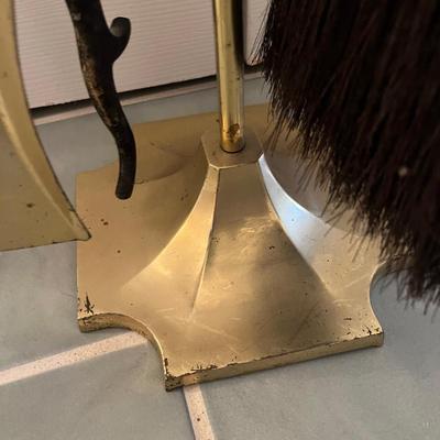 Brass Fireplace Tools (LR-MG)