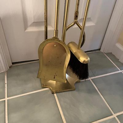 Brass Fireplace Tools (LR-MG)