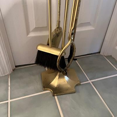 Brass Fireplace Tools (LR-MG)