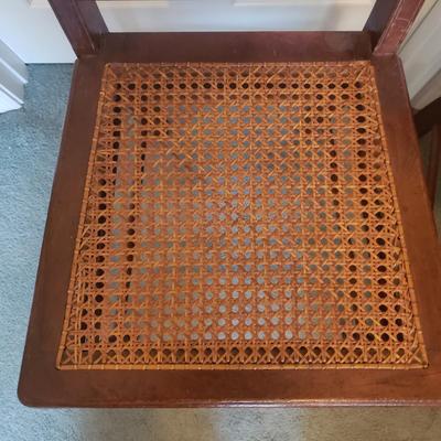 Two Spindle Back Cane Bottom Chairs (BGB-KD)