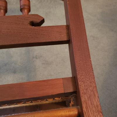 Two Spindle Back Cane Bottom Chairs (BGB-KD)