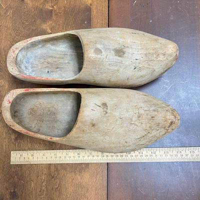 Sale Photo Thumbnail #649: In fair condition, They've been worn and the wood feels very dry.