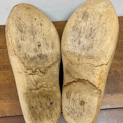 Vintage Wooden Clogs