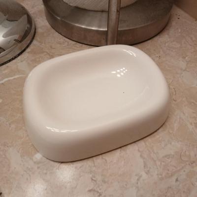 Stainless steel paper towel holder, hand towel holder and a soap dish