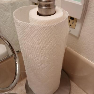 Stainless steel paper towel holder, hand towel holder and a soap dish