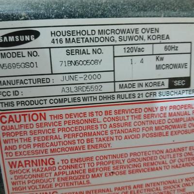 Samsung Microwave oven