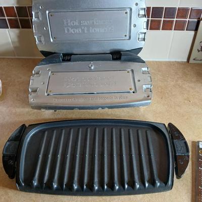 Lean Mean Fat Grilling Machine with cooking thermometer George Foreman