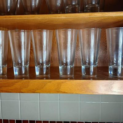 Nice set of Drinking glasses with tapered base 12 glasses total