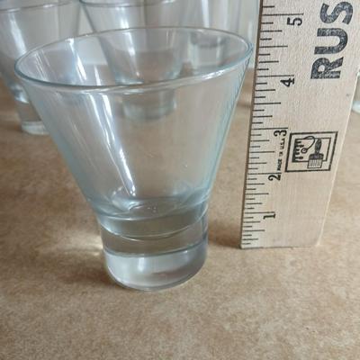 Nice set of Drinking glasses with tapered base 12 glasses total