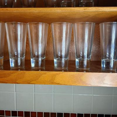 Nice set of Drinking glasses with tapered base 12 glasses total