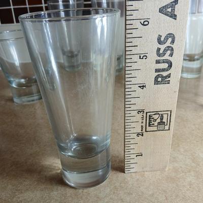Nice set of Drinking glasses with tapered base 12 glasses total