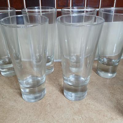 Nice set of Drinking glasses with tapered base 12 glasses total