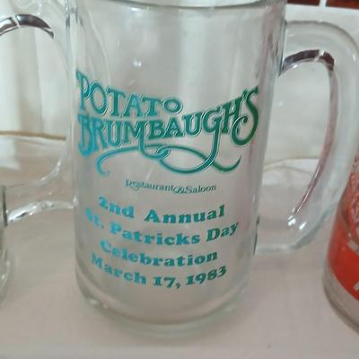 Glass beer mugs, can opener, Shit glasses, and a nice Drink mixer for your bar!