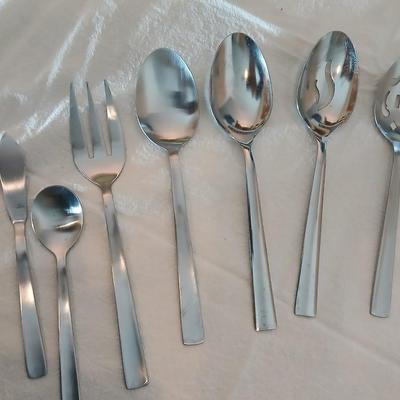 Nice Home stainless steel flatware set silverware 37 total