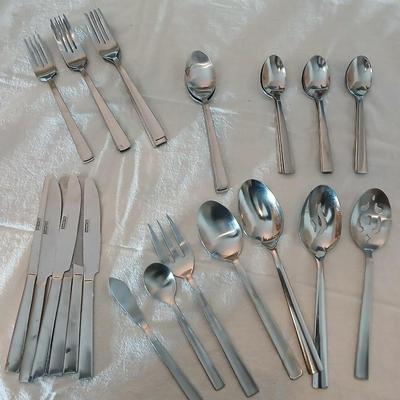 Nice Home stainless steel flatware set silverware 37 total