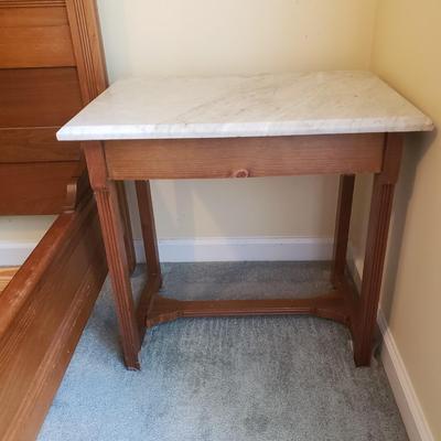 TG Buckley Marble Top Side Table (BGB-KD)