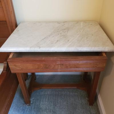 TG Buckley Marble Top Side Table (BGB-KD)
