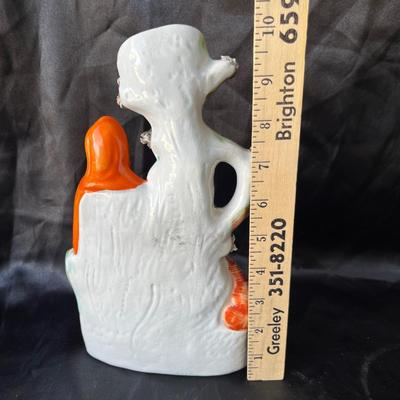 Lot 22 Staffordshire Little Red Ridinghood figure
