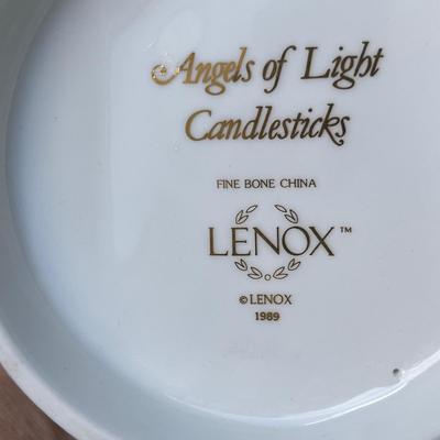 Lot 23 Lenox Candle Sticks