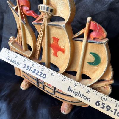 Lot 25 Antique Cast Iron Ship Door Stop
