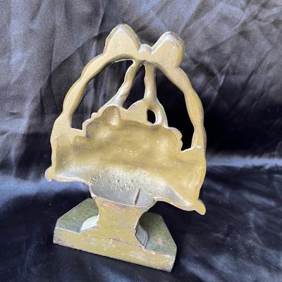 Lot 27 Cast Iron Basket Door Stop