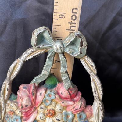 Lot 27 Cast Iron Basket Door Stop