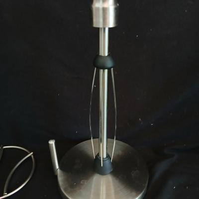 Stainless steel banana tree, paper towel rack and a few kitchen utensils