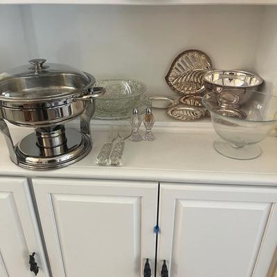 Williams Sonoma Bowl, Chafing Dish & Silverplate & More (DR-MG)