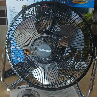 9" high velocity fan with Wexford tower fan