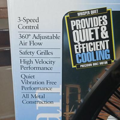 9" high velocity fan with Wexford tower fan