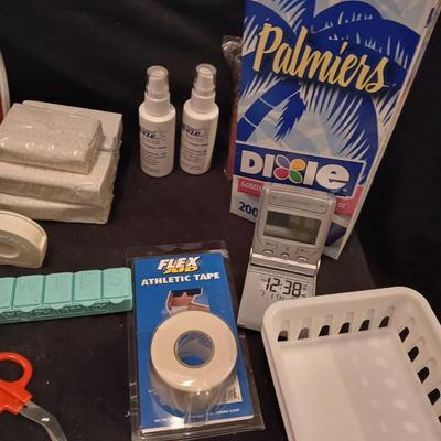 Band-Aids, Gauze, athletic tape, new toothbrushes and more