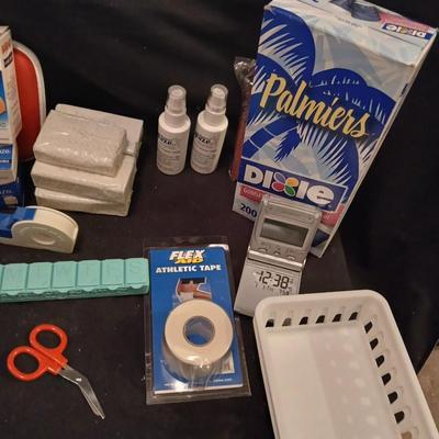 Band-Aids, Gauze, athletic tape, new toothbrushes and more