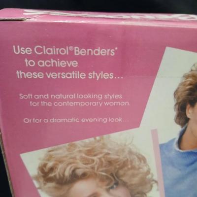 Electric hair Benders with extras hair wrap towels and makeup bags