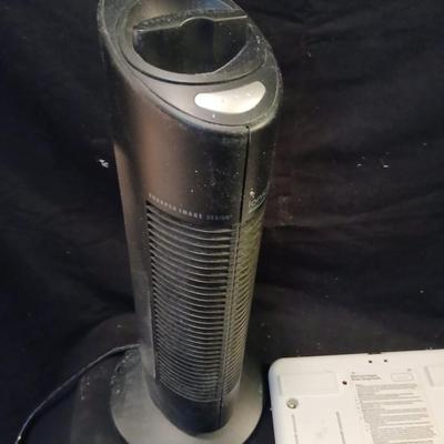 Sharper Image Air purifier and health o meter scale