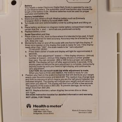 Sharper Image Air purifier and health o meter scale