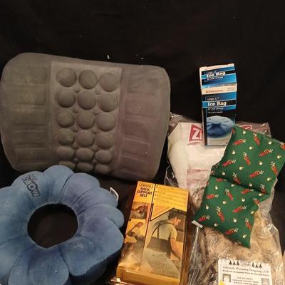 Ouch! my back hurts. back braces, support pillows, heat wraps and other back pain remedies