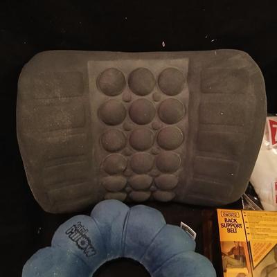 Ouch! my back hurts. back braces, support pillows, heat wraps and other back pain remedies