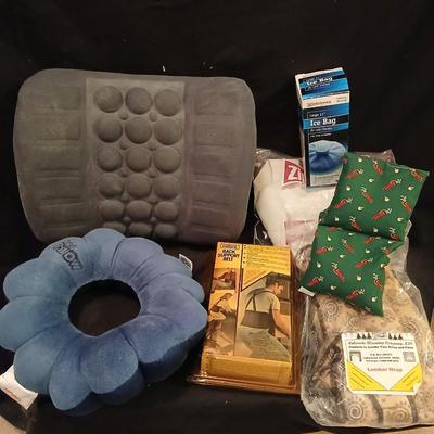 Ouch! my back hurts. back braces, support pillows, heat wraps and other back pain remedies