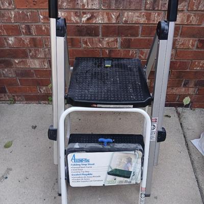 Get your steps in! folding Step ladder and a new portable folding step stool