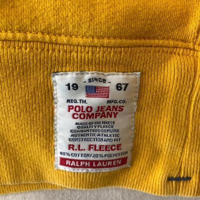 Ralph Lauren Polo Jeans Co. - hooded gold sweatshirt XL