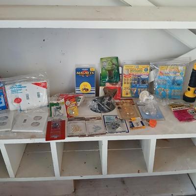 Home hardware nails, picture hangers, electrical plates, and MUCH more