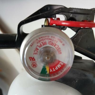 Automotive items, fire extinguisher, auto cool, flashlight, ice scraper and more