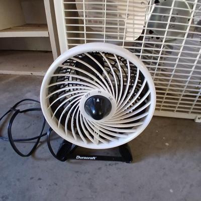 Join the fan club! Three fans - Box fan, and two smaller fans