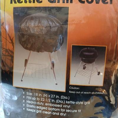 Patio set covers, Umbrella cover and a kettle grill cover