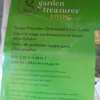 Outdoor patio set cover with two chair covers