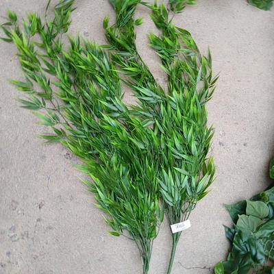 Faux plants with tags still on - large leaf, ferns and grasses