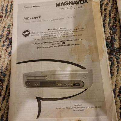 42" dynex TV, magnavox dvd/vvcr combo and stand