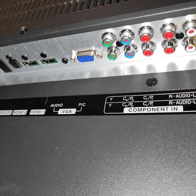 42" dynex TV, magnavox dvd/vvcr combo and stand