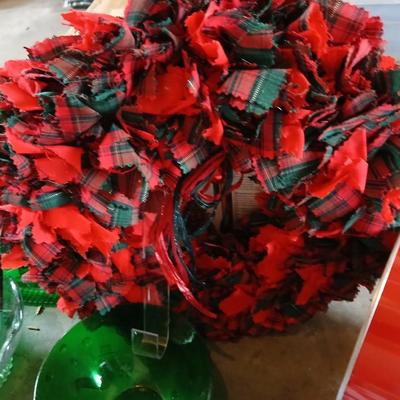 Christmas Kitchen needs, linens, dishware, and tins